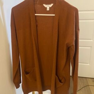 Time and Tru Women's Warm Brown Cardigan